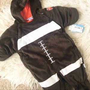 NWT Baby Football Snowsuit
